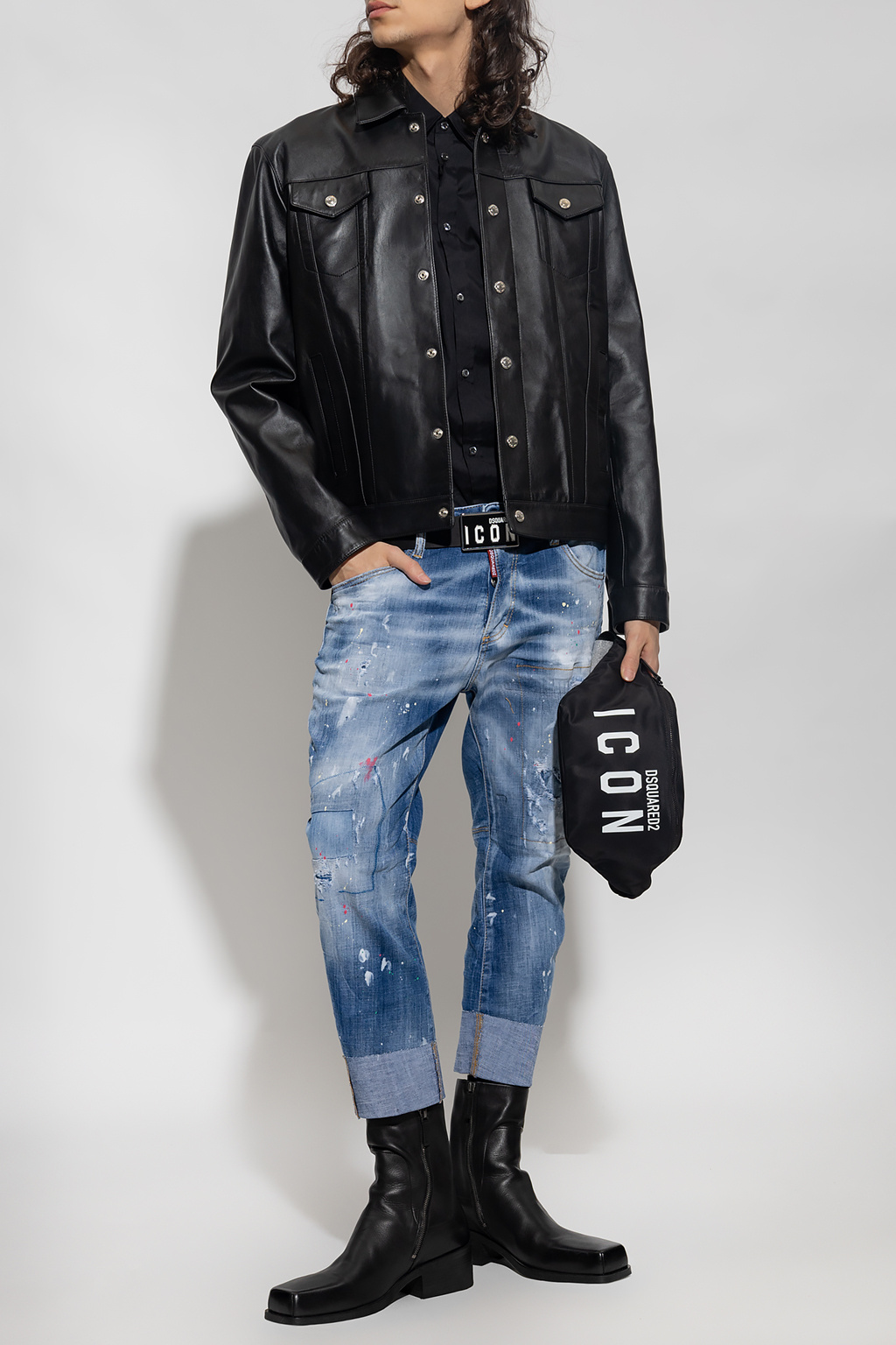 Dsquared2 'Sailor' jeans | SchaferandweinerShops | Men's Clothing | Abrand  4 Dyspnea A 94 High & Wide Jeans